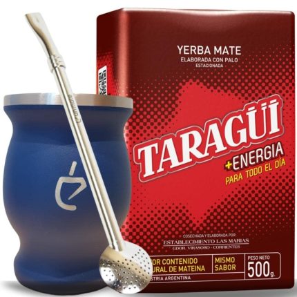zestaw yerba mate taragui mas energia un mate