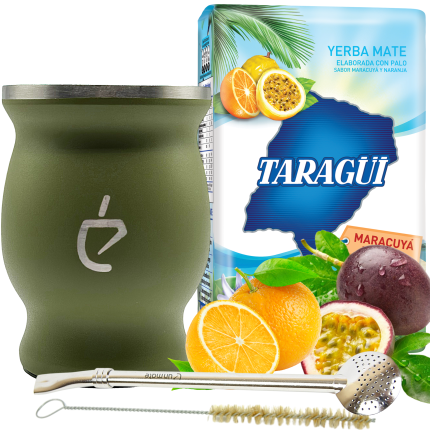 Yerba mate zestaw marakujowy Un Mate